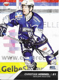 DEL Playerkarte Christian Hommel – Iserlohn Roosters 2009/2010