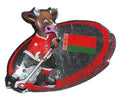 Eishockeypin Weißrussland WM 2009 – Maskottchen & Flaggen Sammlerpin