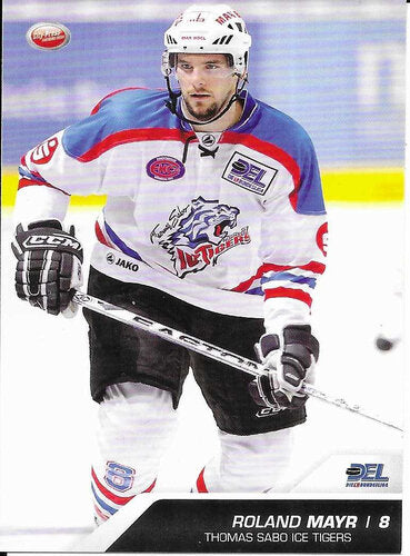 Playerkarte Roland Mayr #354 – Thomas Sabo Ice Tigers 2009/2010 City Press