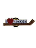 Eishockeypin I Love Hockey