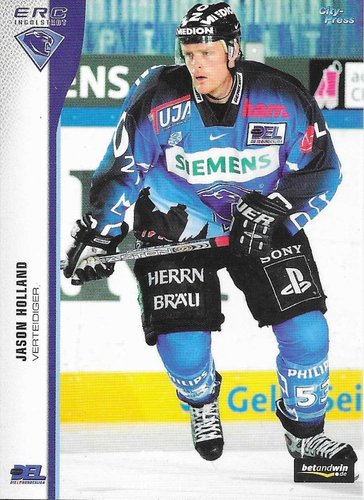 Playerkarte 2005/2006 #148 Jason Holland ERC Ingolstadt