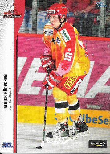 2005-06 Playercards DEL #131 Patrick Köppchen Hannover Scorpions