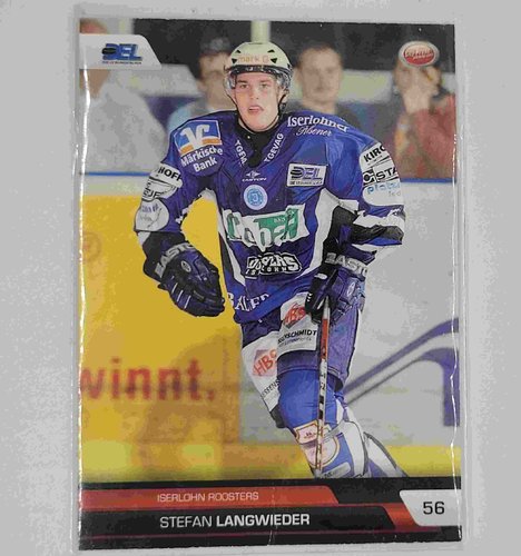 DEL Playerkarte Stefan Langwieder – Iserlohn Roosters 2008/2009