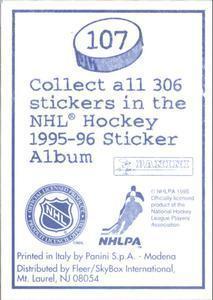 1995-96 Panini NHL Sticker #107 New York Rangers (Silber / Logo)