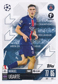 2024-25 Topps Match Attax #162 Manuel Ugarte – PSG 1st Edition