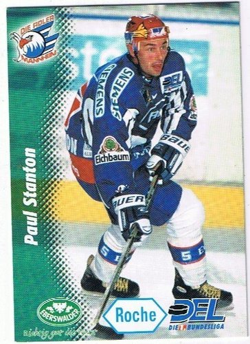 DEL Playerkarte 1999/2000 #3 Paul Stanton Adler Mannheim