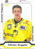 Autogrammkarte Adrian Grygiel Krefeld Pinguine Saison 2003/2004 7x9,5 cm