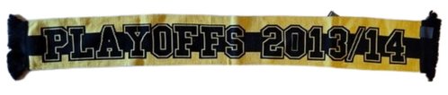 Krefeld Pinguine Fanschal Playoffs 2013/14 Schwarz Gelb