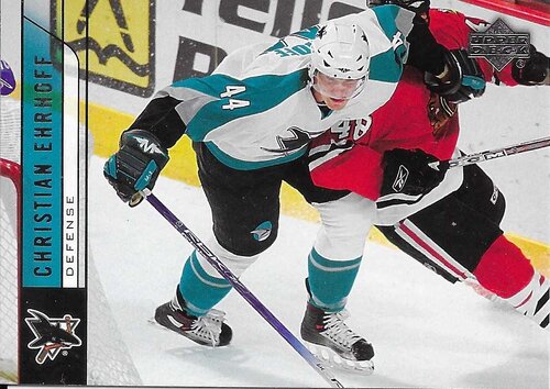 06-07 Upper Deck #167 Christian Ehrhoff San Jose (Base-Card)