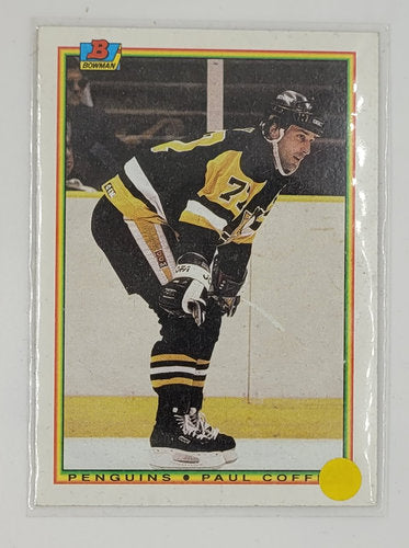 1990-91 Bowman #211 Paul Coffey Pittsburgh Penguins (Base Card)