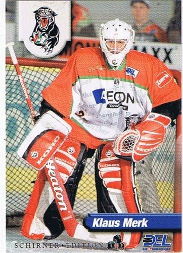 1998/1999 Schirner #273 Klaus Merk – Augsburger Panther (Base Card)