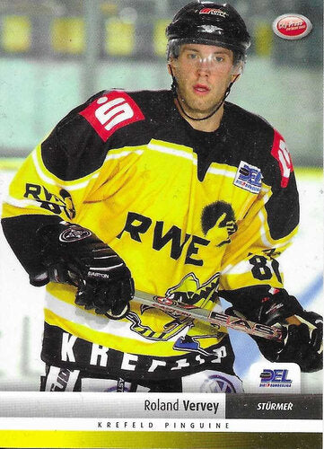 Playerkarte Roland Verwey #220 – DEL 2007/08 – Krefeld Pinguine