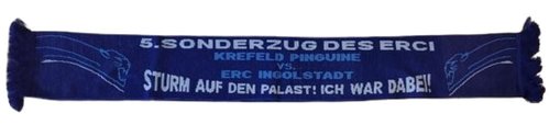 Fanschal 5.Sonderzug Krefeld Pinguine ERC Ingolstadt