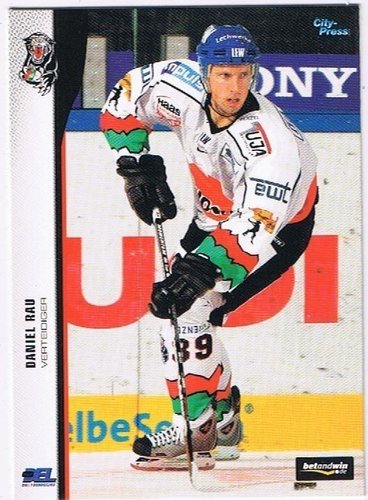 2005/2006 City-Press #012 Daniel Rau – Augsburger Panther (Serie 1 Base Card)