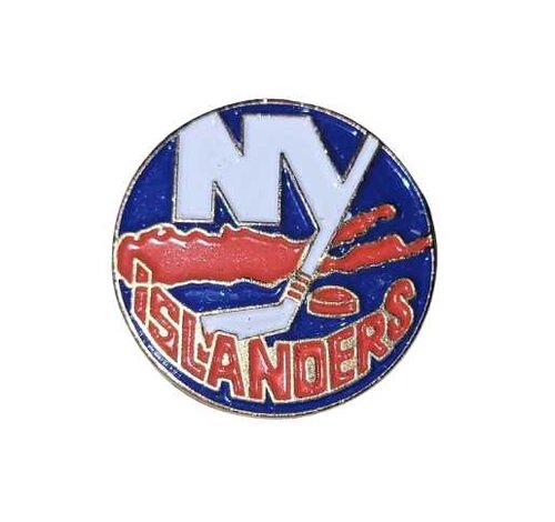 New York Islanders Logo Pin 20 mm – NHL Eishockey Ansteckpin mit Schmetterlingsverschluss