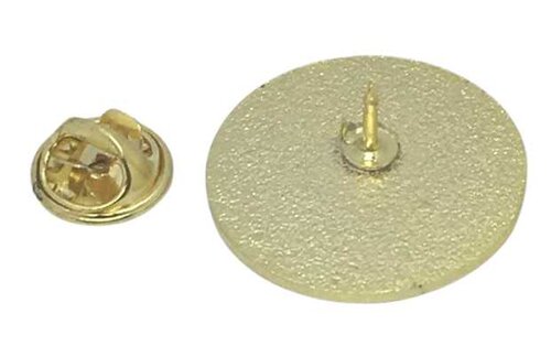 Eishockeypin ESV Kaufbeuren – Rund & edel mit Gold-Optik – Fan- und Sammlerstück