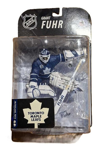 McFarlane NHL Serie 19 Grant Fuhr – Toronto Maple Leafs Figur