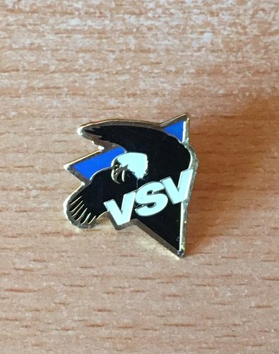 EC VSV Villach Logo Pin – Eishockey Fan Pin Österreich mit Butterfly