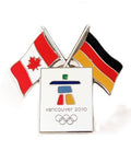 Eishockeypin Olympia 2010 Vancouver Deutschland–Kanada