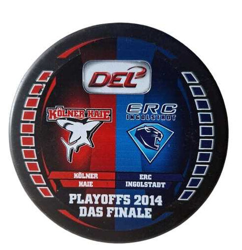 DEL Playoffs 2014 Finale Puck Kölner Haie ERC Ingolstadt