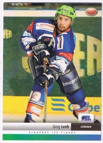 Playerkarte 2007/2008 #241 Greg Leeb Sinupret Ice Tigers