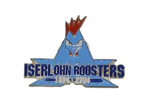 Jubiläumspin Iserlohn Roosters 1994–2004 – Sammlerpin mit Butterflyverschluss