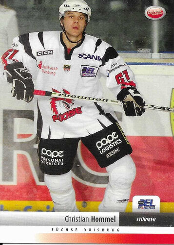 2007-08 Playercards DEL #110 Christian Hommel EV Duisburg
