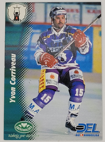 DEL Playerkarte 1999/2000 Yvon Corriveau Eisbären Berlin #57