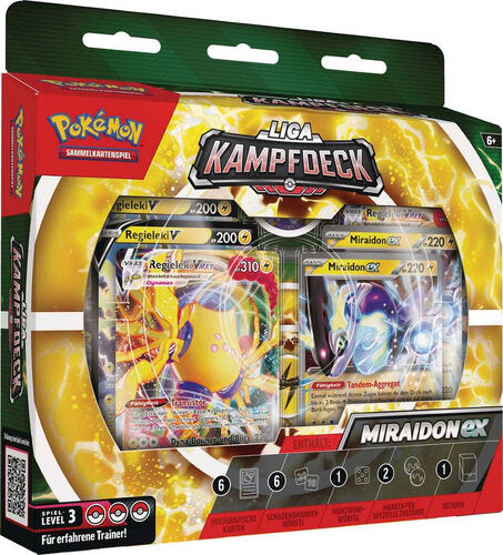Pokémon Miraidon EX Liga Kampf Deck DE TCG Set