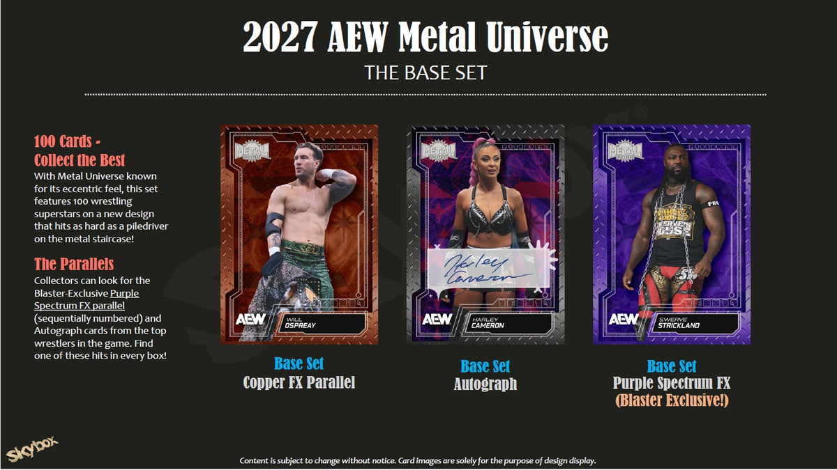 [VORBESTELLUNG] 2027 Upper Deck Skybox Metal Universe AEW Wrestling - Mass Blaster Box