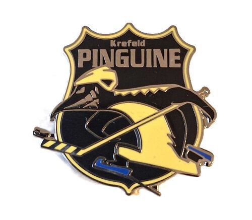Eishockeypin Wappen Krefeld Pinguine Logo alt