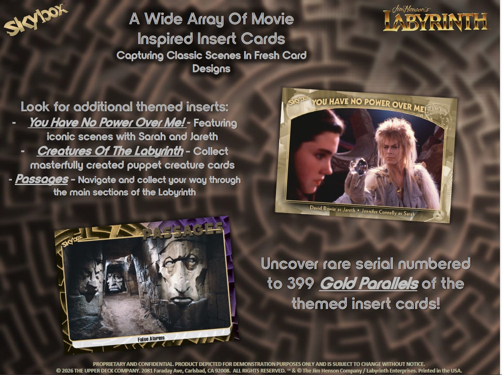 Upper Deck Skybox Labyrinth 40th Anniversary Hobby Box (Vorbestellung)