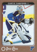 2006-07 O-Pee-Chee #427 Curtis Sanford St. Louis Blues Card