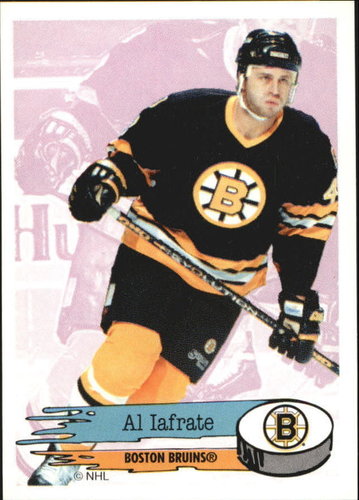 1995-1996 Panini Stickers  #12 Al Iafrate  Boston Burns
