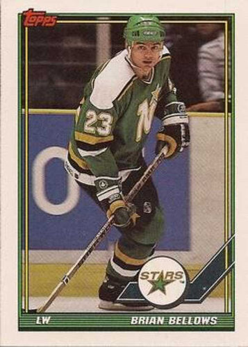 1991-92 Topps #110 Brian Bellows Minnesota North Stars