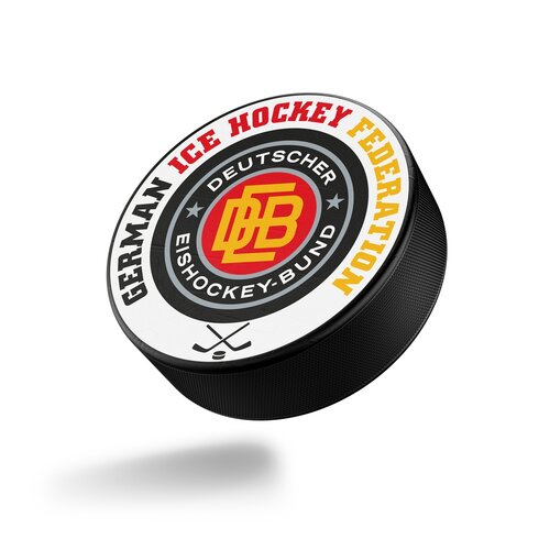 DEB Fan Puck Team Deutschland offizieller Eishockey Puck 7,62 cm