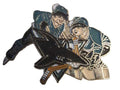 Eishockey Pin San Jose Sharks – Spieler & Hai Motiv, 35 x 25 mm