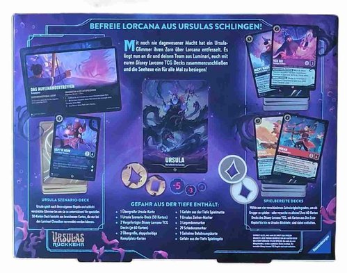 Disney Lorcana Ursulas Rückkehr Set Booster & Foil Karten