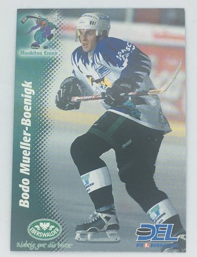 DEL Playerkarte 1999/2000 Bodo Mueller-Boenigk Moskitos Essen