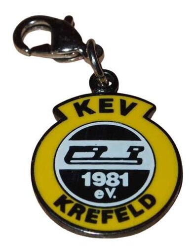 Karabineranhänger KEV 1981 e.V. Logo Edelstahl Fanartikel