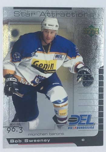 DEL 2000/01 Star Attractions Bob Sweeney München Barrons