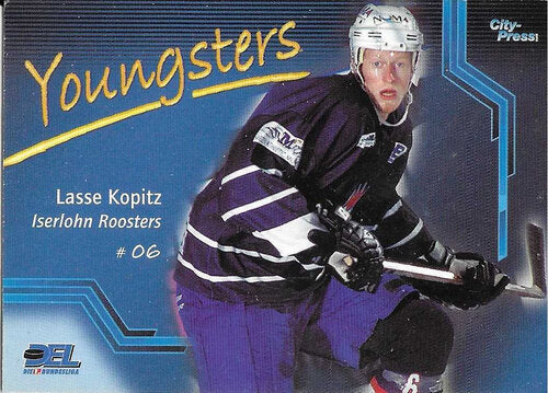 DEL Playerkarte 2002/2003 #162 – Lasse Kopitz – Iserlohn Roosters (City-Press – Youngsters)