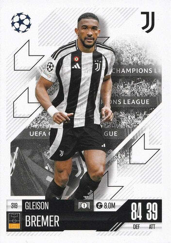 Gleison Bremer Juventus Topps Match Attax UEFA 2024/2025 Sammelkarte #319