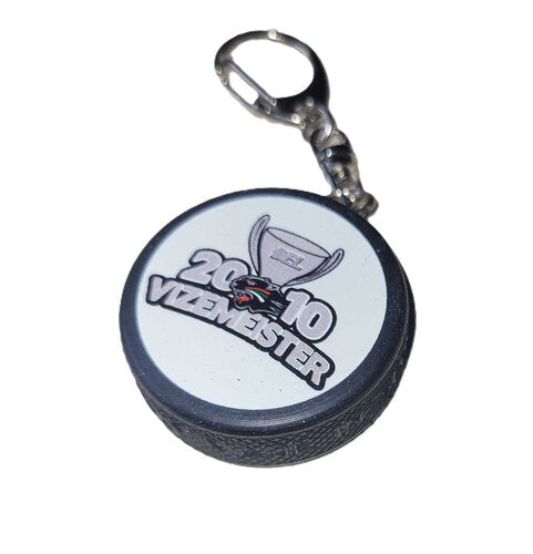 Augsburger Panther Vizemeister 2010 Schlüsselanhänger mit Puck – Eishockey Fanartikel