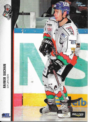 2005-06 DEL Playercards #14 Rainer Suchan Augsburger Panther (Base Card)