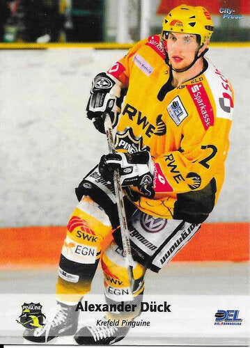 2006/2007 City-Press #326 Alexander Dück – Krefeld Pinguine (Serie 2 Base Card)