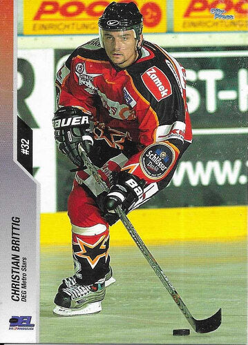 Playerkarte 2003/2004 #032 Christian Brittig – DEG Metro Stars