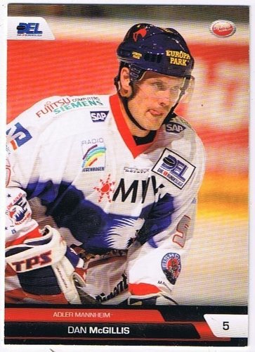 Playerkarte Dan McGillis Adler Mannheim
