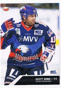 Playerkarte 2009/2010 #337 Scott King Adler Mannheim