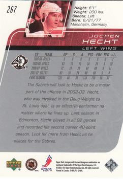 Upper Deck 2002/03 #267 Jochen Hecht Buffalo Sabres